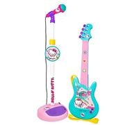 Rocco Giocattoli 20841738 - Hello Kitty Set Chitarra E Microfono Con Asta Regolabile