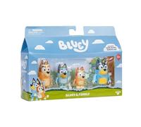 Rocco Giocattoli | Bluey Action Figure Let'S Play Chef - 4 Personaggi Family