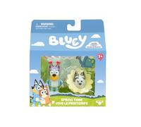 Rocco Giocattoli Bluey Action Figure 2-Pack Sprint Time Bluey & Muffin