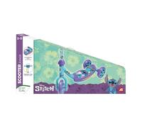 Rocco Giocattoli Monopattino a 3 Ruote Stitch, Blu e Viola, Manubrio Ergonomico, Pedana Antiscivolo, per Bambini 2+ Anni, Peso Massimo 20 kg