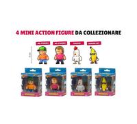 Rocco Giocattoli Stumble Guys Action Figure 8 cm Personaggi Assortiti