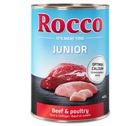 Rocco Junior 6 x 400 g umido per cane - Pollame con Manzo