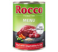 Rocco Menù 6 x 400 g - Manzo con Verdure & Riso