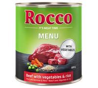 Rocco Menù 6 x 800 g - Manzo con Verdure & Riso