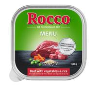 Rocco Menù Vaschette 9 x 300 g - Mix: Manzo, Manzo con Pollame, Manzo con Agnello