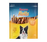Rocco Rolls Bastoncini da masticare per cani - 200 g con Filetto di Petto di Pollo