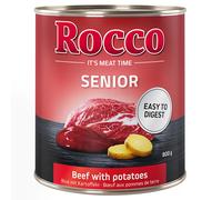 Rocco Senior 24 x 800 g umido per cane - Manzo con Patate - NUOVO!