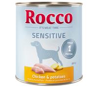 Rocco Sensitive 12 x 800 g Alimento umido per cani - Pollo & Patate
