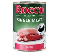Rocco Single Meat 6 x 400 g umido per cane - Tacchino