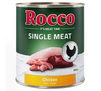 Rocco Single Meat 6 x 800 g umido per cane - Pollo