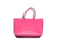 Roccobarocco Borsa da Donna Shopper Rosa in Ecopelle, Due Manici, 28x44x15 cm