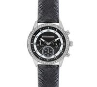 Roccobarocco Donna Orologio Pelle Nero Crono Strass RB0071