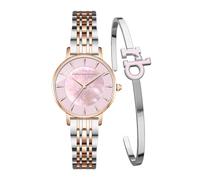Roccobarocco Snello Box Set RB.4659L-05M Orologio da donna in acciaio con quadrante madreperla e bracciale in acciaio omaggio (Rosa)