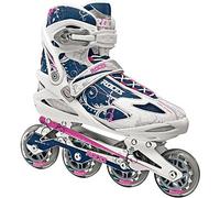 Roces Flos Pattino Inline Donna, Bianco Blu Rosa, 41