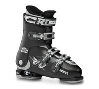 Roces Idea Free 22.5-25.5 Scarpone Allunagbile da Sci per Bambini, Unisex Bambini, Nero/Silver, 36-40