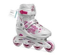 Pattini a rotelle Roces Jokey 3.0 per bambini, bianco/rosa (34-37 EU)