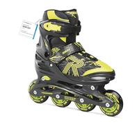 ROCES Jokey 3.0 Pattini In Linea Black-Lime 34