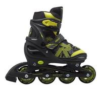 ROCES Jokey 3.0 Pattini In Linea Black-Lime 34