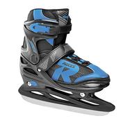 Roces Jokey Ice 2.0 Boy Pattino da Ghiaccio Allungabile, Bambino, Nero/Astro Blue, 30-33