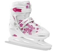 Roces Jokey Ice 3.0 Pattini Da Ghiaccio Per Bambini Estensibili Bianco/Rosa