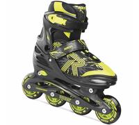 Roces Jokey Pattini Inline Per Bambini Fitness Liner Skating Nero Giallo NUOVO