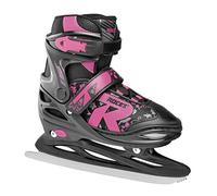 Roces Jokey, Pattino da Ghiaccio Allungabile Bimba, Nero/Fuchsia, 34-37