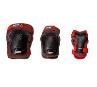 Roces JR Ventilated 3-Pack Protezioni Bambini Set Pattini Rot/Nero