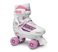 Roces QUADDY Girl Pattino, Bimba, Bianco/Rosa, 34-37