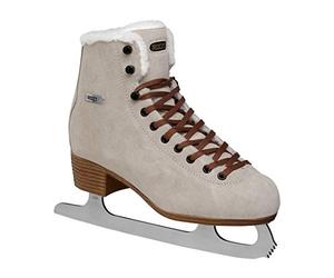 Roces Suede Eco-Fur, Pattino da Ghiaccio Donna, suedebrown, 42