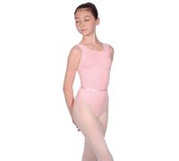 Roch Valley - Body Senza Maniche da Donna, in Cotone, con Cintura, Colore: Rosa Pallido, Taglia S