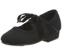 Roch Valley - Scarpe da Bimbo con Tacco Basso, in Tela, Scarpe con Tacco Basso in Tela, LHCB4, Nero, 4 UK / 37 EU