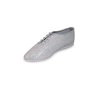 Roch Valley - Scarpe da Jazz da Donna con Ologramma, Taglia L, Colore: Argento