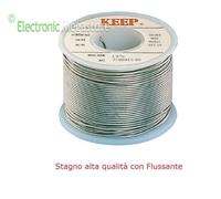 ROCHETTO STAGNO 250GR. D.1MM SN60/PB40 PER SALDARE SALDATURA HIGH QUALITY