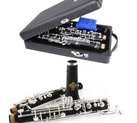 Rochix Oboe Children Level CH13 - Corpo in legno composito con placcatura semiautomatica a C con 1 rivetti, 1 panno per la pulizia, 1 snellente boe, 1 residuo di cibo, 1 custodia e more