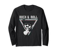 Rock And Roll - Chitarra a Forma di Gatto, Stile Maglia a Manica