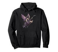 Rock and Roll Fairy - Costume da fata con chitarra ad alto volume Felpa con Cappuccio