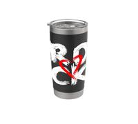 Rock And Roll Graphic Tees - Novelty T-Shirts & Cool Designs Bicchiere termico in acciaio inox doppia parete
