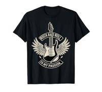 Rock And Roll Is My Passion Hard Rock & Roll Rocker Concerto Maglietta