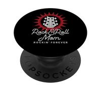 Rock And Roll Mamma Per Le Mamme Che Rock PopSockets PopGrip Adesivo