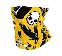 Rock And Roll Music Musical Guitar Doodle Unisex Fascia Collo Protezione Solare Scaldacollo Multifunzione Copricollo per Trekking Sport Montagna Snowboard
