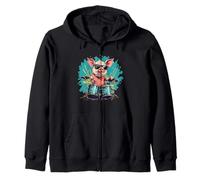 Rock and Roll Pig - Costume da batterista Felpa con Cappuccio