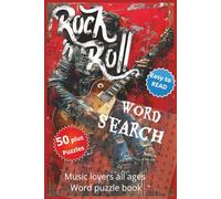 Rock and Roll word search puzzle book: Word puzzles with rock and roll songs for music lovers