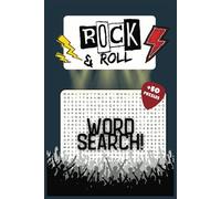 Rock and Roll Word Search Puzzle Book: Word Searches with Easy to Read Print about Rock and Roll, Rock Legends, Rock Music and More | 6X9 inches, 110 pages...for Vacations, Holidays and free Times