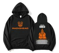 Rock Band Radiohead Tour 2025 novembre Felpe con cappuccio in pile invernale a maniche lunghe Felpe con cappuccio Moda casual Uomo/Donna Pullover