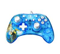 Rock Cand: Berry Brave Link Blu, Joystick analogico/digitale USB traslucido Nintendo Switch, Nintendo Switch Lite, Nintendo Switch OLED - Nouvo