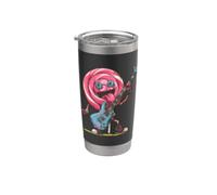 Rock Candy Costume per gli amanti del lecca-lecca e della chitarra Bicchiere termico in acciaio inox doppia parete