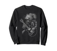 Rock Cat & Chitarra, Musica Rock, Chitarrista & Rocker Felpa