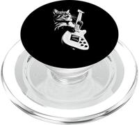 Rock Cat Playing Guitar - Funny Guitar Cat PopSockets PopGrip per MagSafe