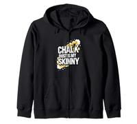 Rock Climbing Bouldering Chalk Dust Is My Skinny Felpa con Cappuccio