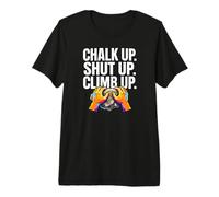 Rock Climbing Bouldering Chalk Up Climb Hands Maglietta Premium